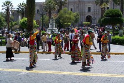 hlavní náměstí Plaza de Armas, Arequipa, Peru