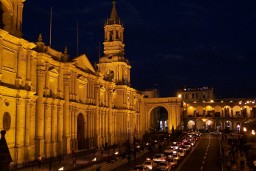 hlavní náměstí Plaza de Armas, Arequipa, Peru